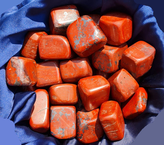 Jaspe Rouge - Pierre Roulée - Vitalité, Courage et Ancrage