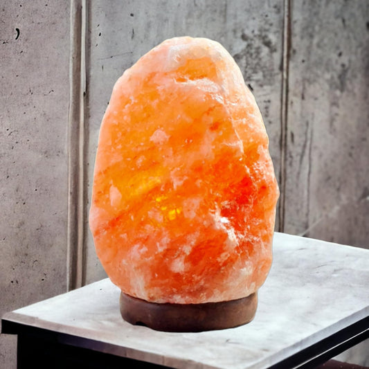 Lampe de sel rose de l'Himalaya : Naturelle 2-3 Kg (avec variateur de lumière)
