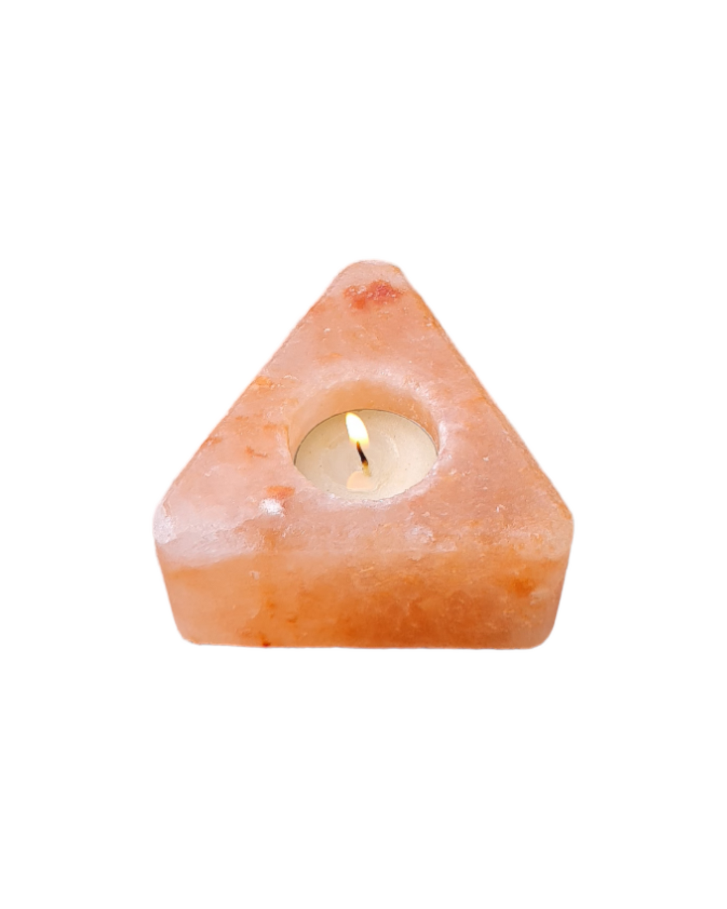Bougeoir de sel rose de l'Himalaya : Triangle