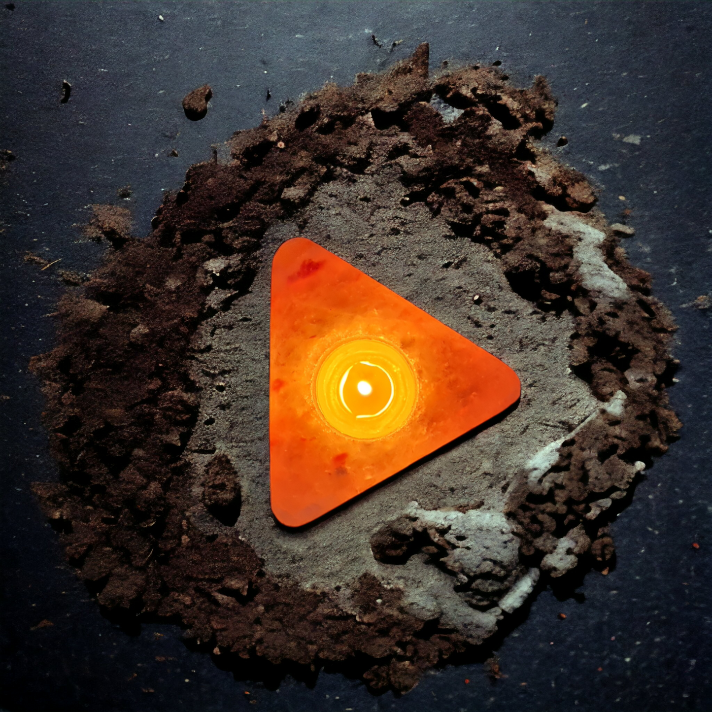 Bougeoir de sel rose de l'Himalaya : Triangle