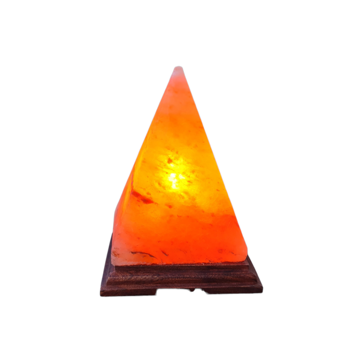 Pink Himalayan salt lamp: Pyramid (Size L with dimmer)