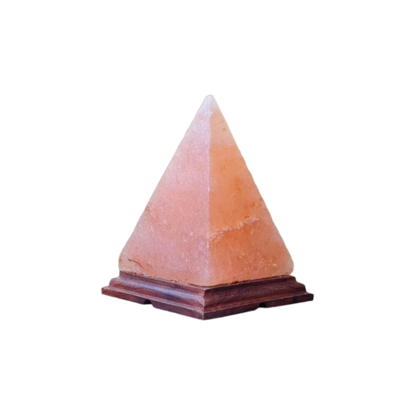 Pink Himalayan salt lamp: Pyramid (Size L with dimmer)
