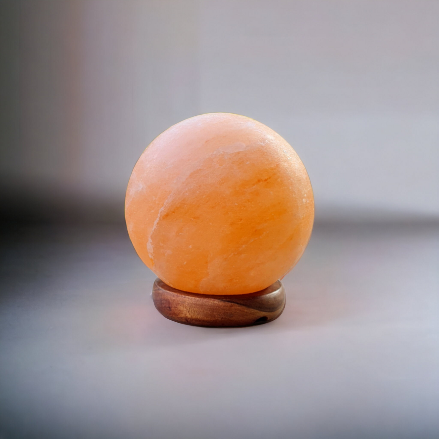 Lampe de sel rose de l'Himalaya : Globe (Taille L avec variateur de lumière)