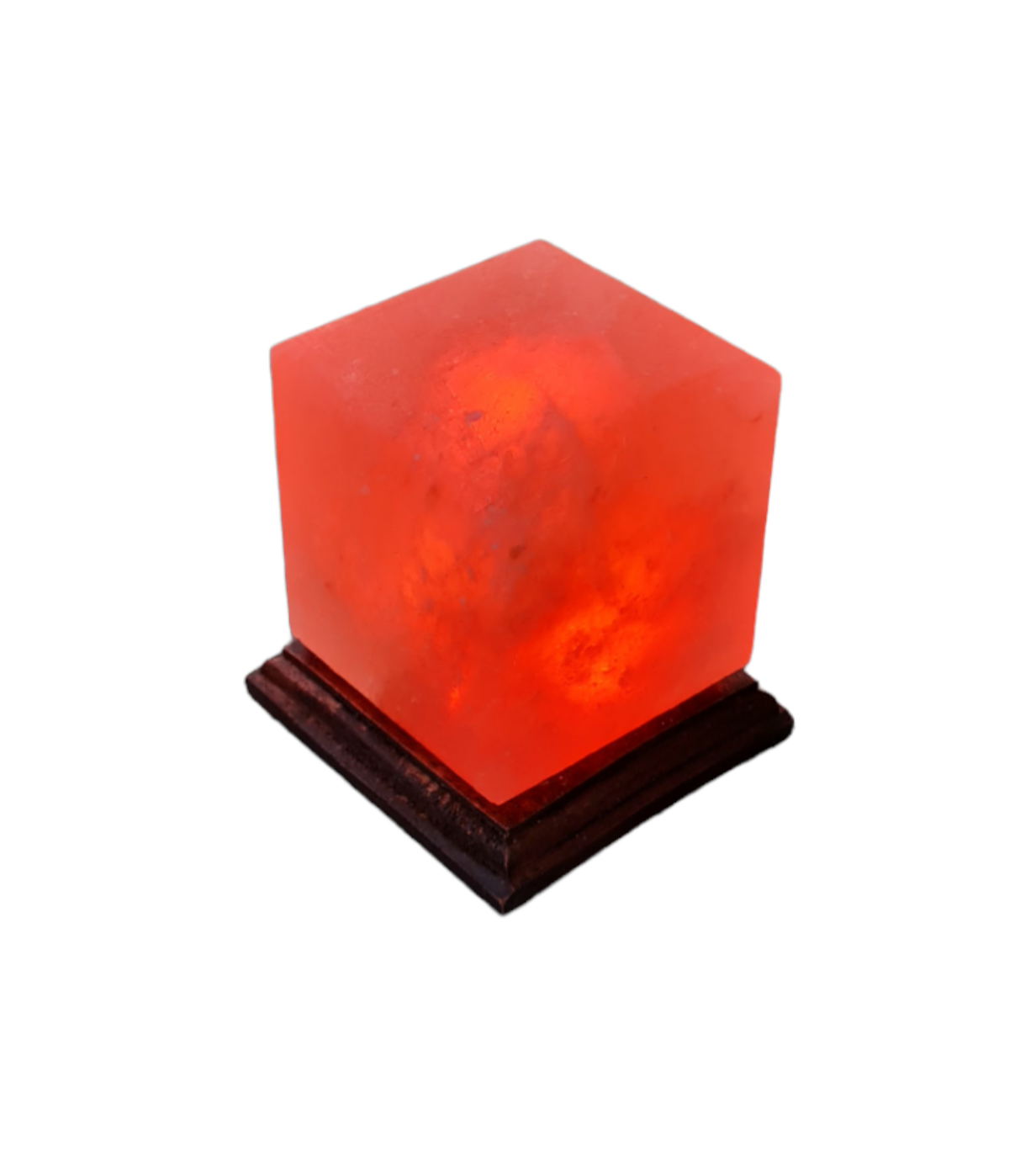Rosa Himalaya-Salzlampe: Cube Mini USB, Nachtlicht