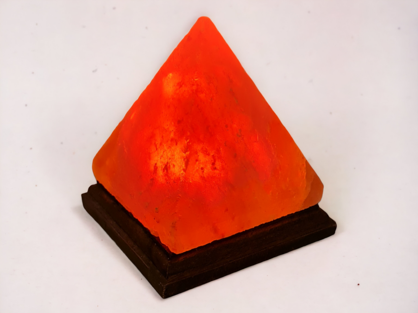 Lampe de sel rose de l'Himalaya : Pyramide Mini USB, Veilleuse