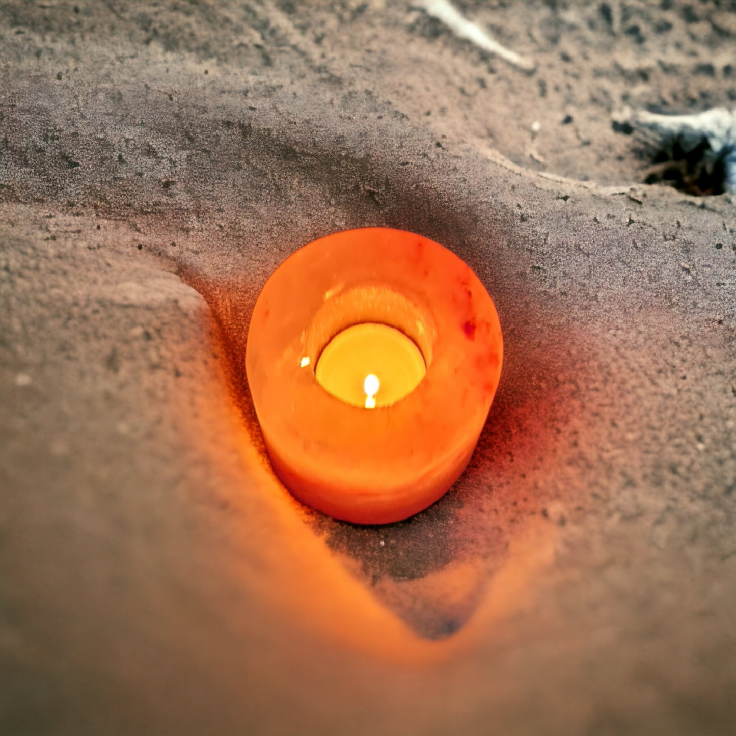 Himalayan Pink Salt Candle Holder: Cylinder