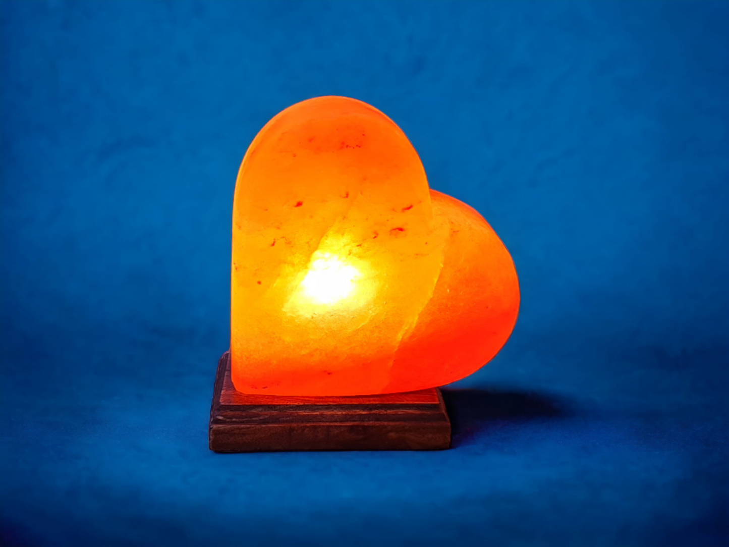 Pink Himalayan salt lamp: Heart (Size L with dimmer)