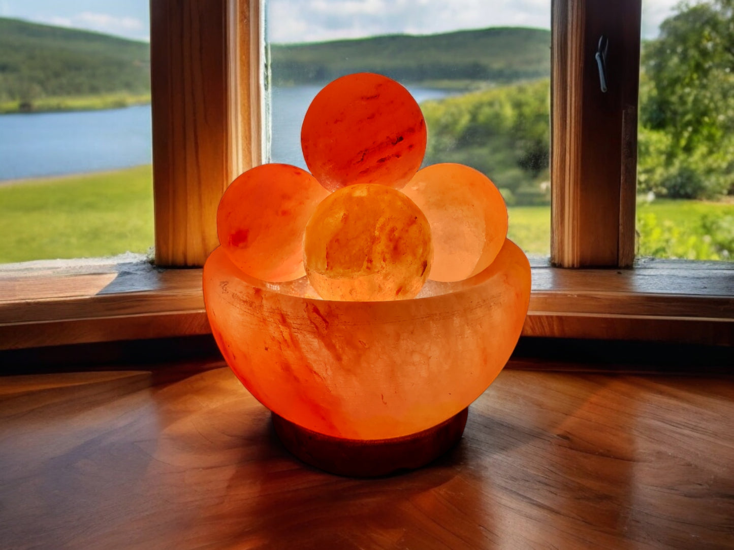 Himalayan Pink Salt Lamp: Massage Bowl (Size L with Dimmer)